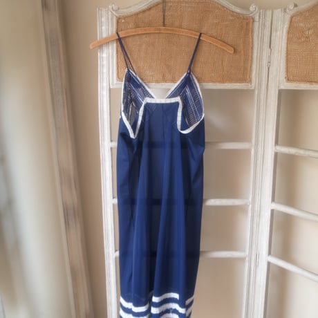 Lingerie Camisole Dress / Navy