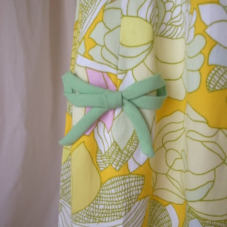 Vintage frills dress /multi color