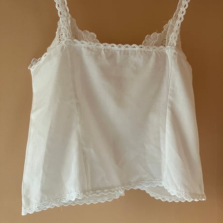Lace camisole / White