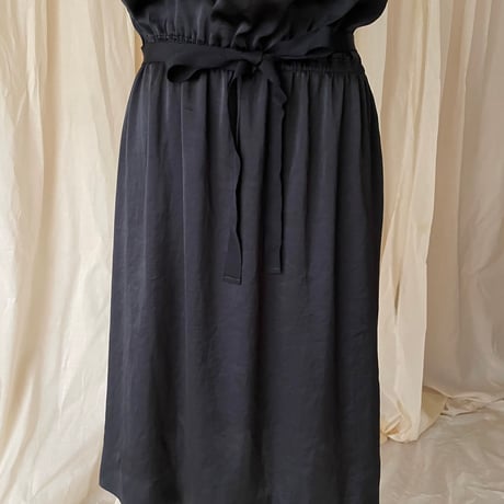 Asymmetry dress /black
