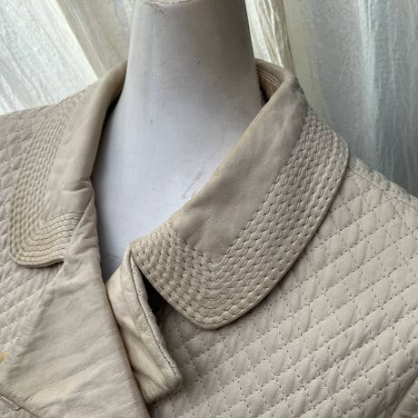 Vintage Chloé Quilted Leather Coat