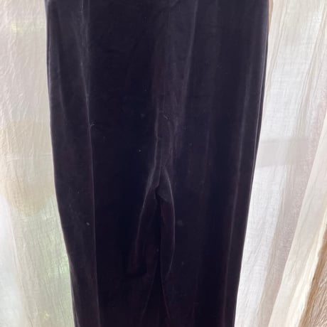 Velvet Romper / Black