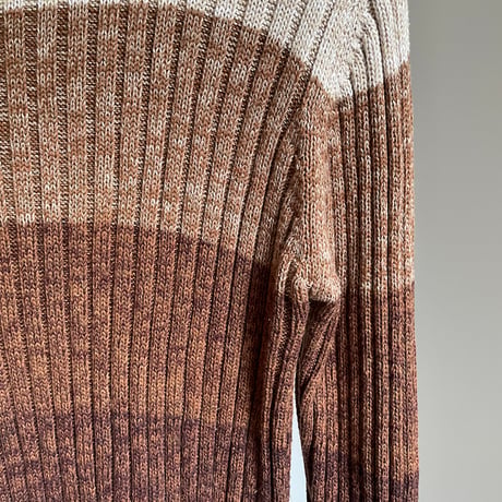 Boder knit / brown