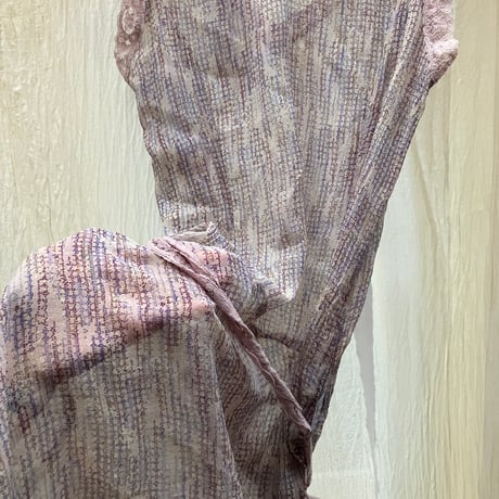 Vintage Silk Dress / Purple