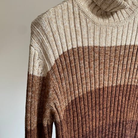 Boder knit / brown