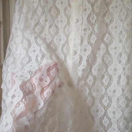 Vintage Lace Coat / White