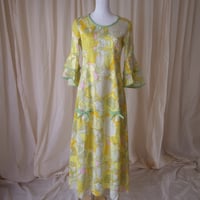 Vintage frills dress /multi color