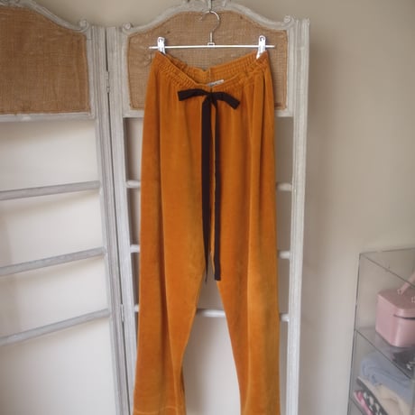 Velvet Pants / Mustard