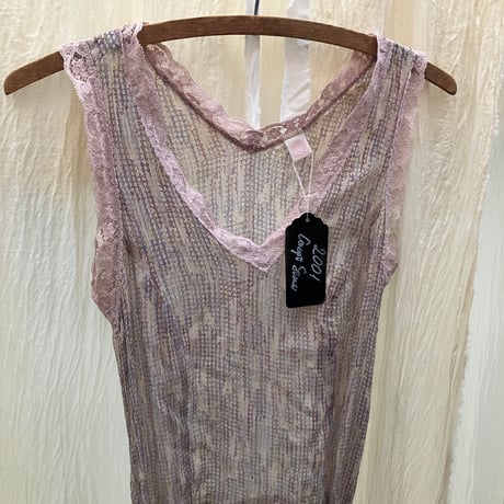 Vintage Silk Dress / Purple