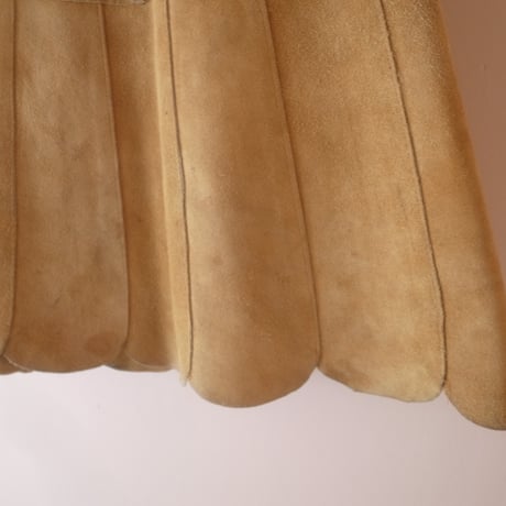 Lether Scalloped Skirt / Blown