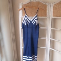 Lingerie Camisole Dress / Navy