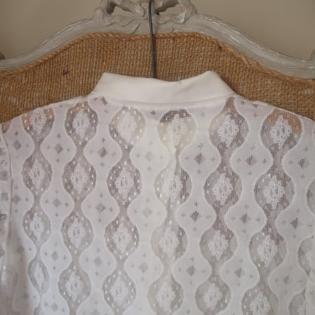 Vintage Lace Coat / White