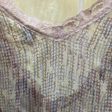 Vintage Silk Dress / Purple