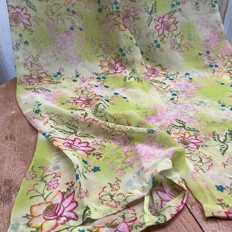 Sheer Pants / Yellow green