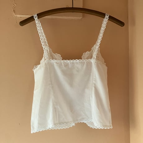 Lace camisole / White