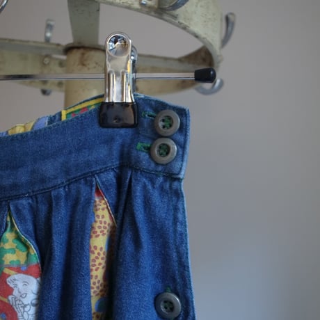 Vintage denim skirt