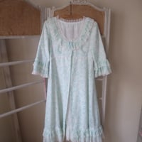Vintage  Negligee / Mint green