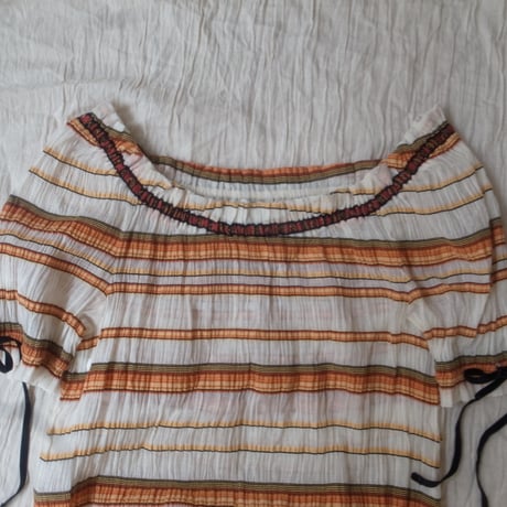 Border ribbon tops /multi color