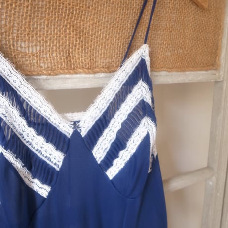 Lingerie Camisole Dress / Navy