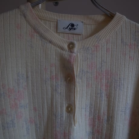 Flower knit / ivory