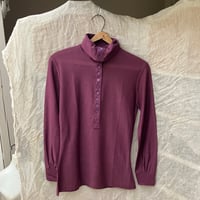 High Neck Tops /Wine Red