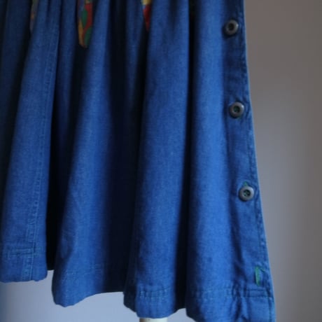 Vintage denim skirt