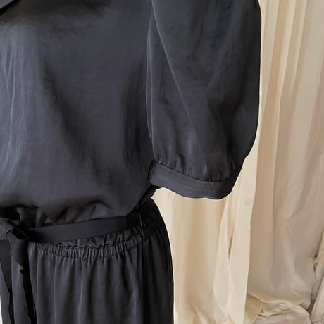 Asymmetry dress /black