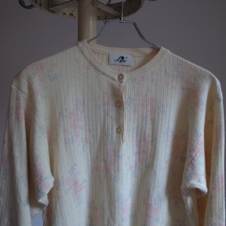 Flower knit / ivory
