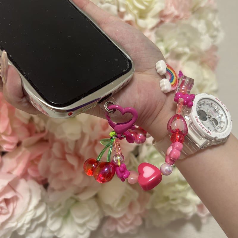 ami専用　オーダースマホビーズストラップ スマホビーズストラップ✨ | haac STORE
