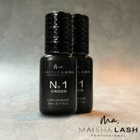 MAISHA CROCO No.1　2本まとめ買いセット/1本3740円(税込)【まつげエクステ専用グルー】5ml / 1.5sec