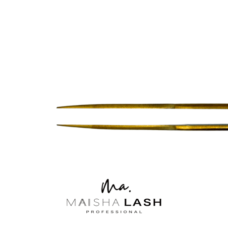 MAISHA スクエアスリムストレートツイザー SST-1 艶消しゴールド