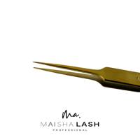 MAISHA スクエアスリムストレートツイザー SST-1 艶消しゴールド