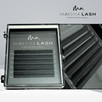 MAISHA LASH 0.10mm/5-7mm MIX【ミニ6列】BLACK