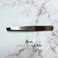 眉毛用◎ MAISHA アイブロウ スラントツイーザー ケース付