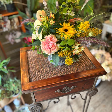 Rustic Haze Arrangement　- くすみカラーの野の花を集めたおまかせナチュラルアレンジメント-