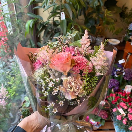 Rustic Haze Bouquet　-くすみカラーの野の花を集めたおまかせナチュラルブーケ-