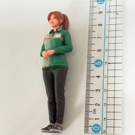 1/18 コンビニ店員S フィギュア　ドールハウスに　リアルフィギュア　完成品