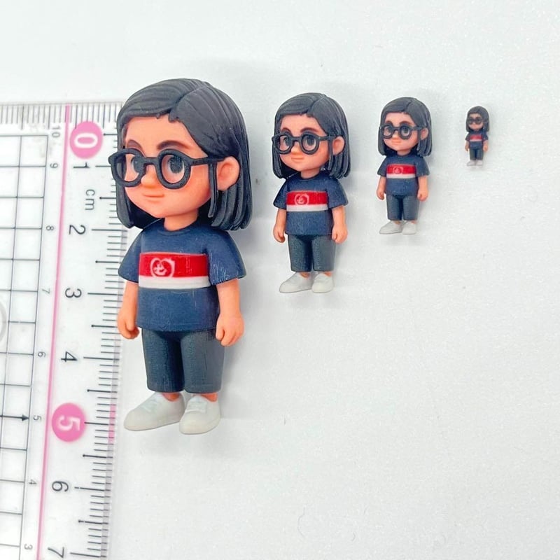 1/24 1/43 1/64 1/150 フィギュア四体 完成品 ミニチュア AI