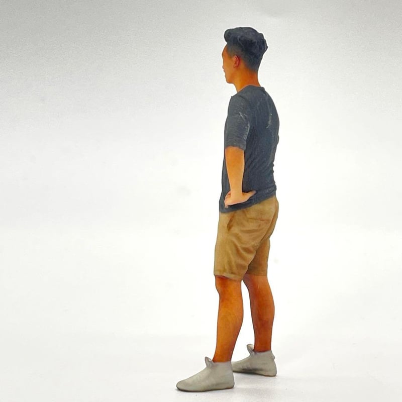 1/24 NU-0004 男性　フィギュア二体完成品　ミニカーに　1/64より大 fit=scale-down,w=1200