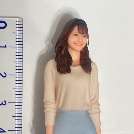 1/18 可愛いお姉さん　フィギュア　完成品　ミニカーに　1/64より大　ミニチュアイメージ　リアルフィギュア　ドールハウスに　完成品