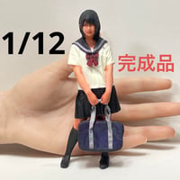 1/12 女子高生　JKN フィギュア　リアルフィギュア　完成品　1/64より大　ミニチュア　ドールハウスに　ミニチュアイメージ