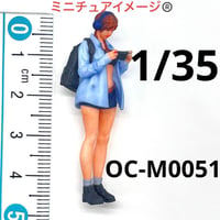 1/35 オーシャンコスモス　OC-M0051 フィギュア　ミニチュアイメージ　リアルフィギュア　ミニカー　ジオラマに