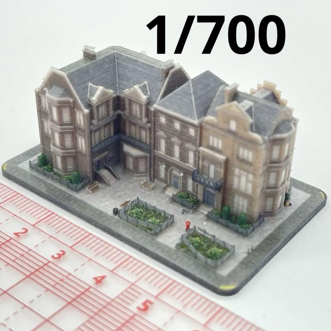 1/700 豪邸　ミニチュア　ジオラマ　フィギュア　住宅模型　1/64より小 1/700 豪邸 お城 建物 フィギュア KT-001 住宅模型 1/64より小