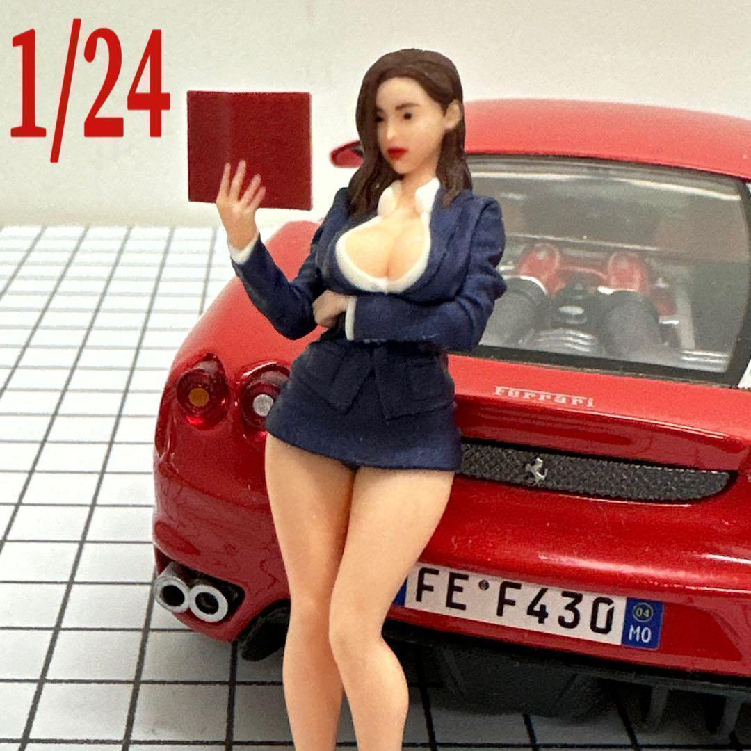 完成品　1/24 オーシャンコスモス　フィギュア　ミニカーに　1/64より大 1/24 オーシャンコスモス フィギュア 完成品 1/64より大