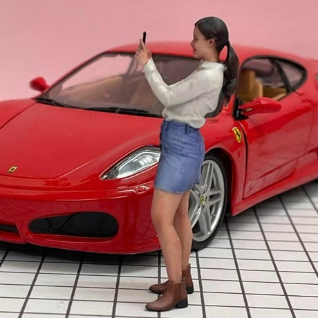 1/24 1960 ヌミック　フィギュア　完成品　リアルフィギュア　ミニチュアイメージ　　ミニカーに