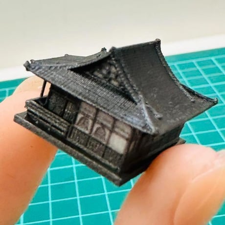 1/600★寺院★建物★フィギュアに★住宅模型　建築模型　ドールハウス★Nゲージより小★ジオラマに
