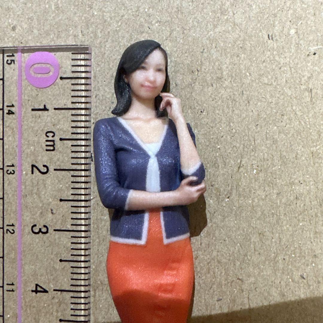 1/18 ヌミックフィギュア3体ソファ付き1/64より大ミニカーに