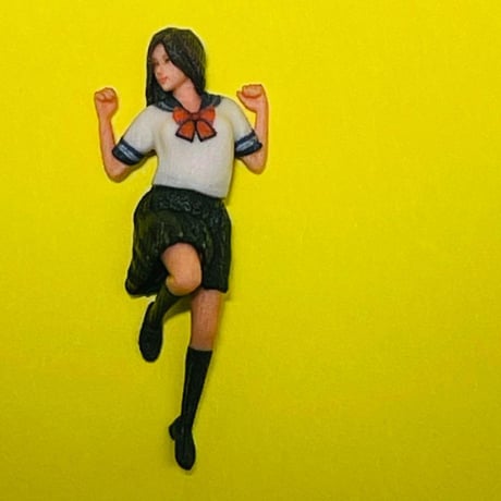 1/43 JK7 女子高生　フィギュア　完成品　1/64より大　ミニカーに