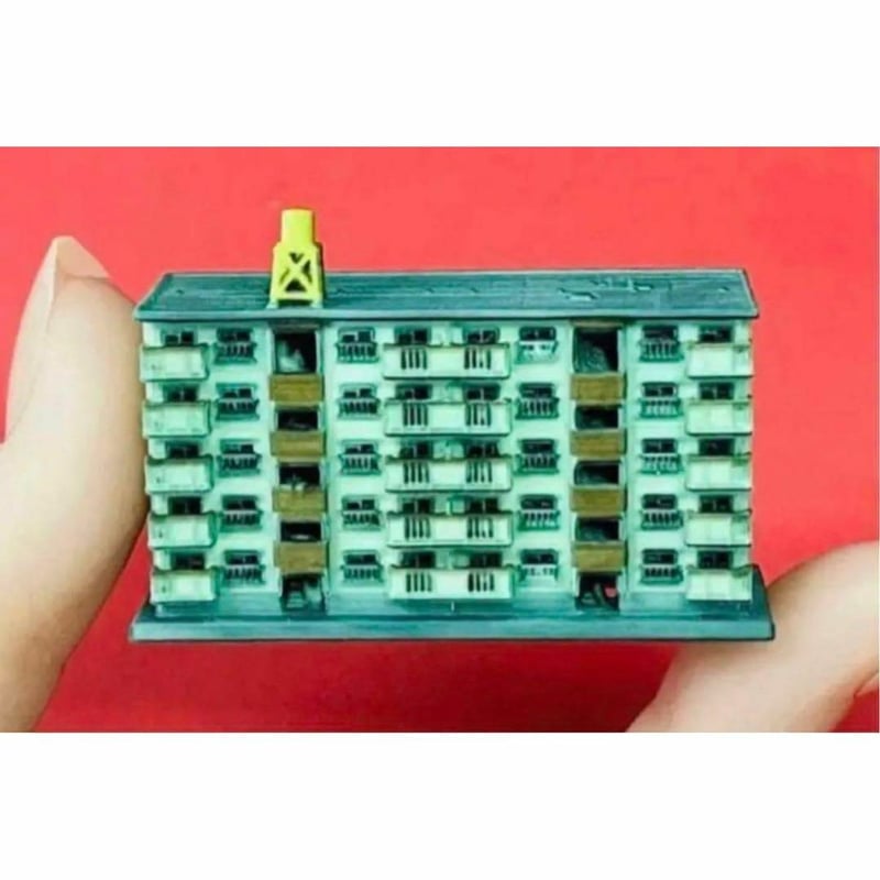 1/700団地☆ミニチュア フィギュア☆リアルフィギュア 建築模型