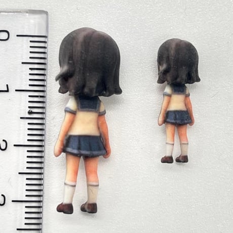完成品　3DA-JK-001 女子高生　フィギュア　1/43 1/64　ミニチュア　ミニチュアイメージ　完成品　３Dフィギュア